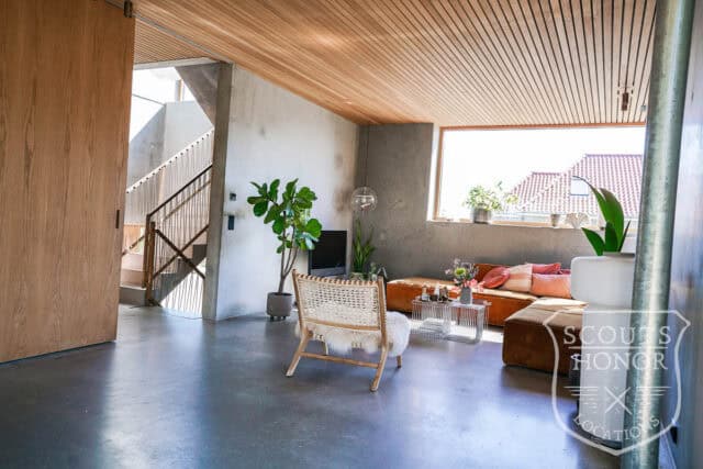 arkitekttegnet villa beton moderne arkitektur interiør location denmark scoutshonor 092