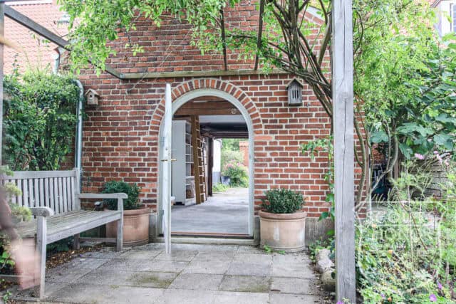 red brick villa cozy garden greenhouse interior design location denmark scoutshonor 09