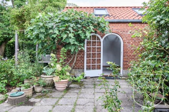red brick villa cozy garden greenhouse interior design location denmark scoutshonor 13