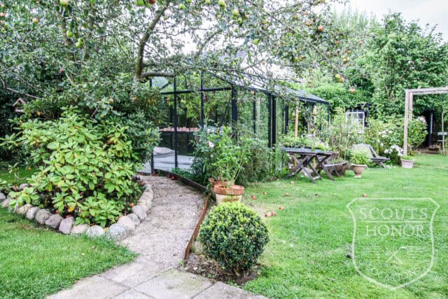 red brick villa cozy garden greenhouse interior design location denmark scoutshonor 14