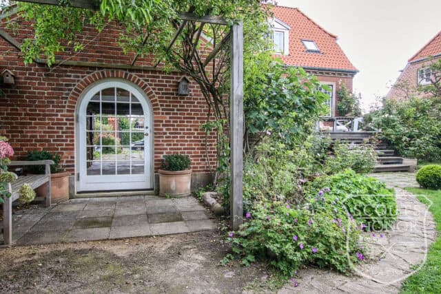 red brick villa cozy garden greenhouse interior design location denmark scoutshonor 15