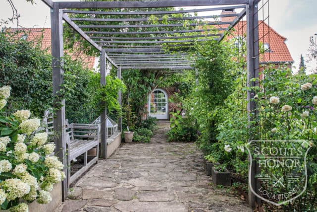 red brick villa cozy garden greenhouse interior design location denmark scoutshonor 18