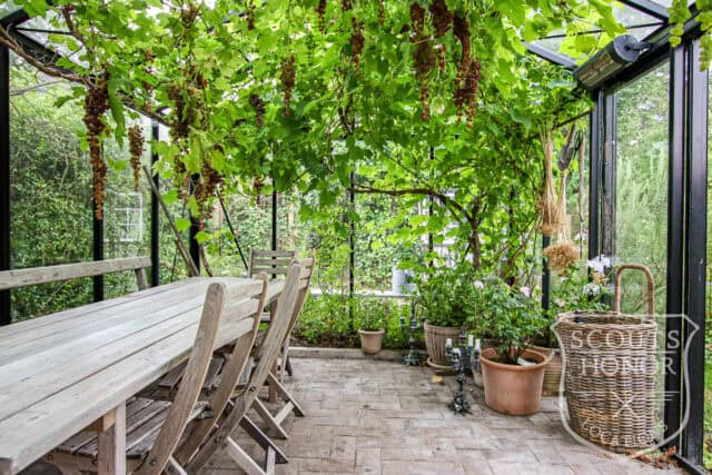 red brick villa cozy garden greenhouse interior design location denmark scoutshonor 24