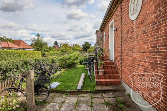 red brick villa cozy garden greenhouse interior design location denmark scoutshonor 57