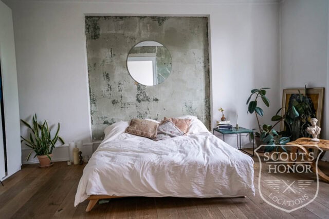 apartment boheme blue kitchen park view Østerbro location denmark scoutshonor 47