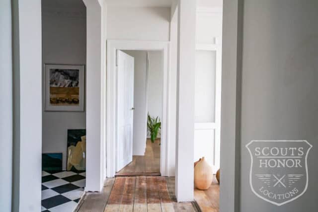 apartment boheme blue kitchen park view Østerbro location denmark scoutshonor 57