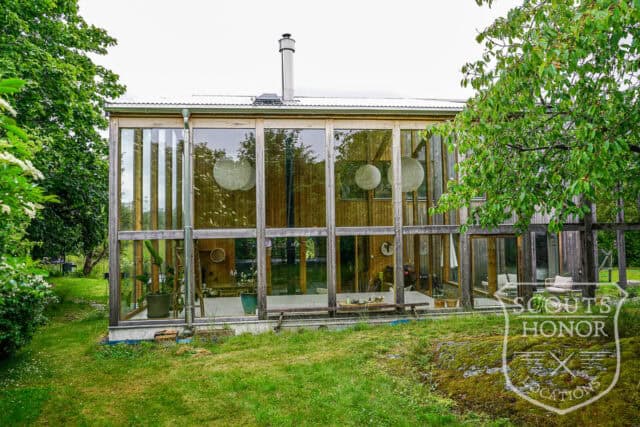 modern arkitektur trähus utsikt över naturen göteborg glas location sweden scoutshonor 17