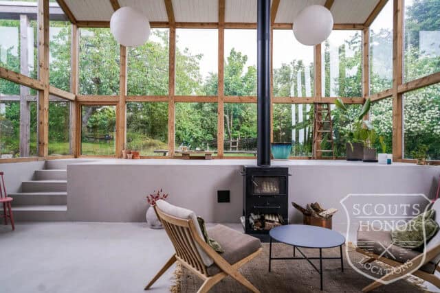 modern arkitektur trähus utsikt över naturen göteborg glas location sweden scoutshonor 45