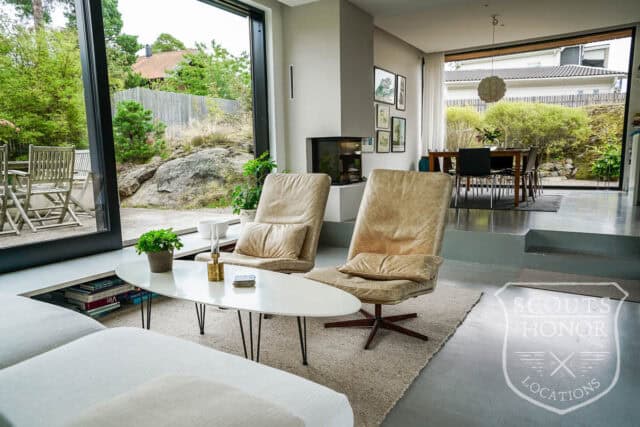 musikstudio utomhuslounge naturtomt villa stockholm location sweden scoutshonor 71