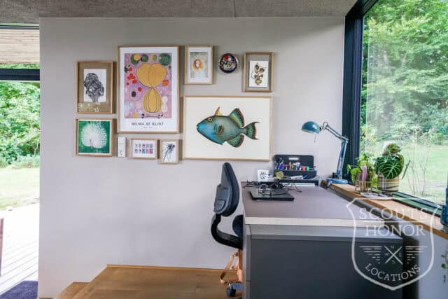 sommerhus moderne arkitektur udsigt til sø naturgrund idyllisk location denmark scoutshonor 64
