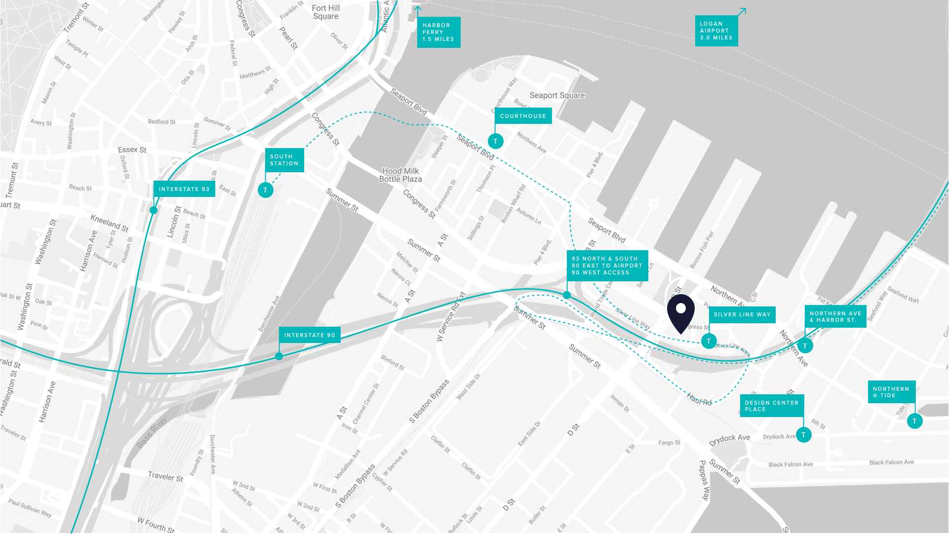 Seaport Science Center Transportation Options