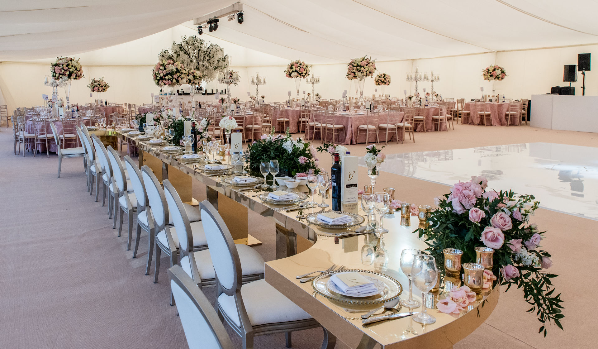 Marquee Wedding Reception