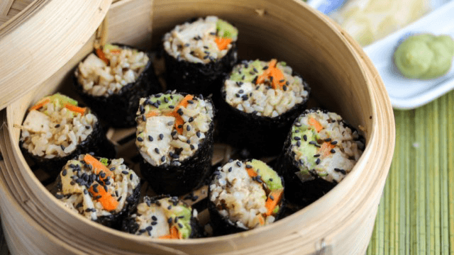 Sushi With Miso Tahini Tofu