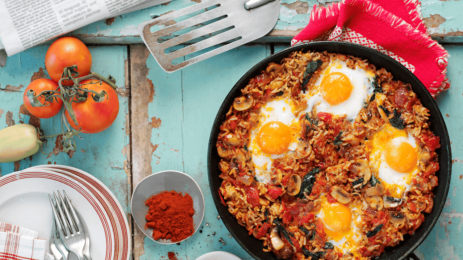 Spicy Tomato & Egg Brunch