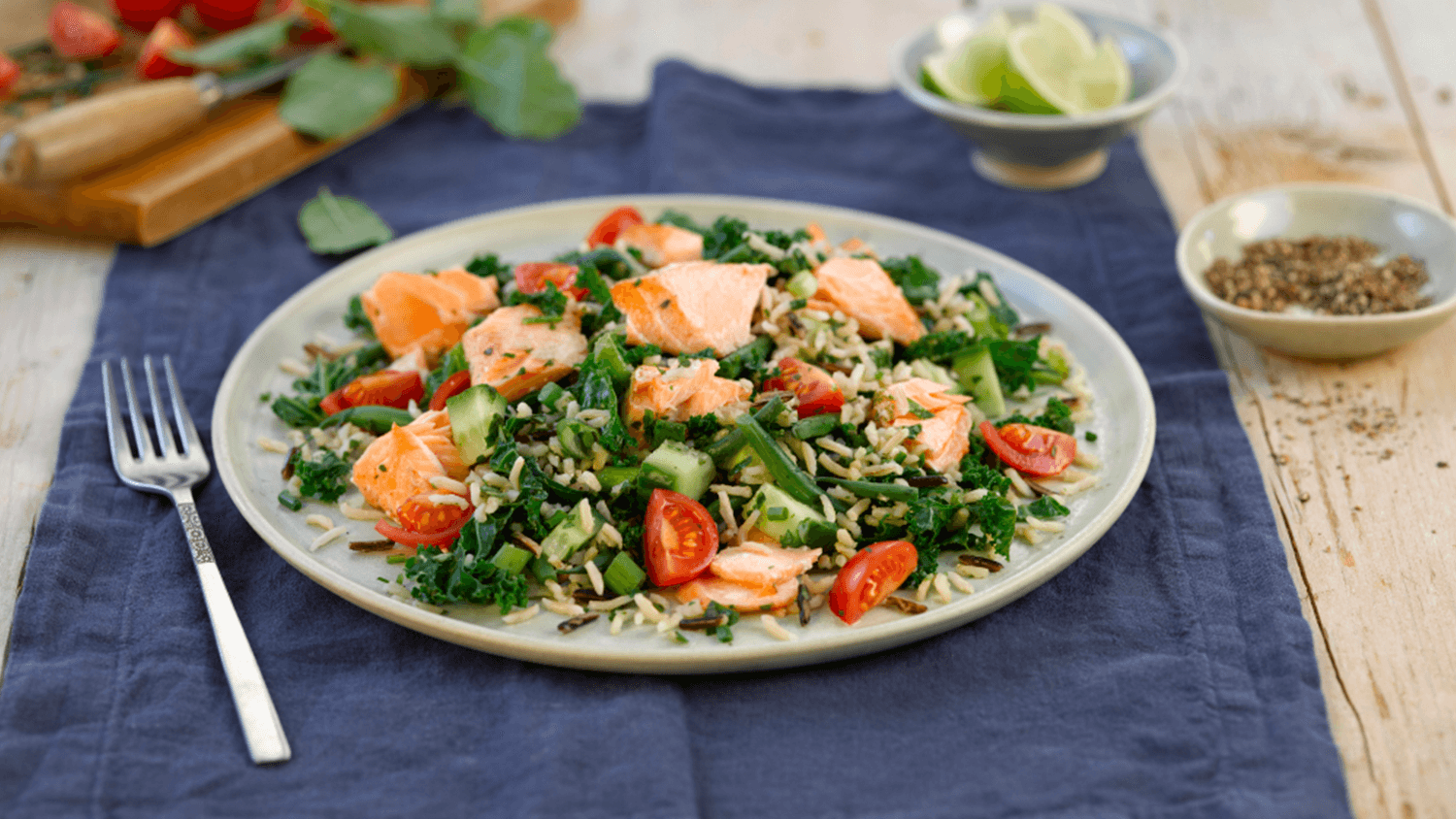 Salmon and Kale
