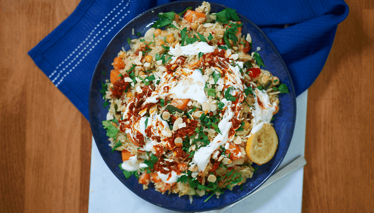 Moroccan Vegetable Pilaf