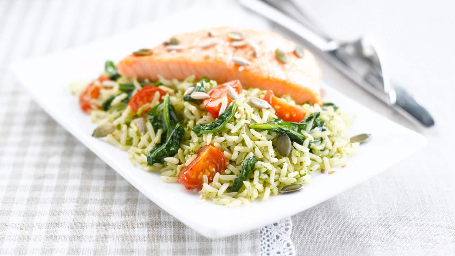 Salmon & Spinach Pesto