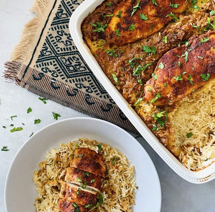 Tandoori Rice Bake