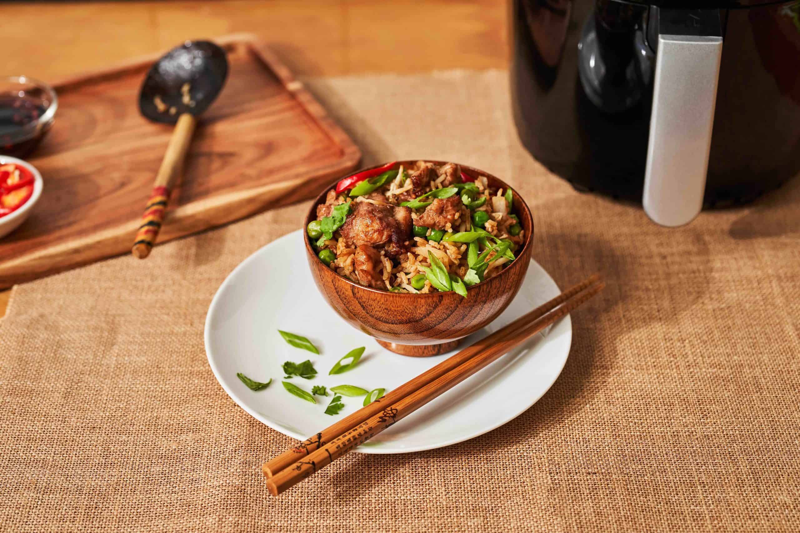 Air Fryer Chiken & Rice