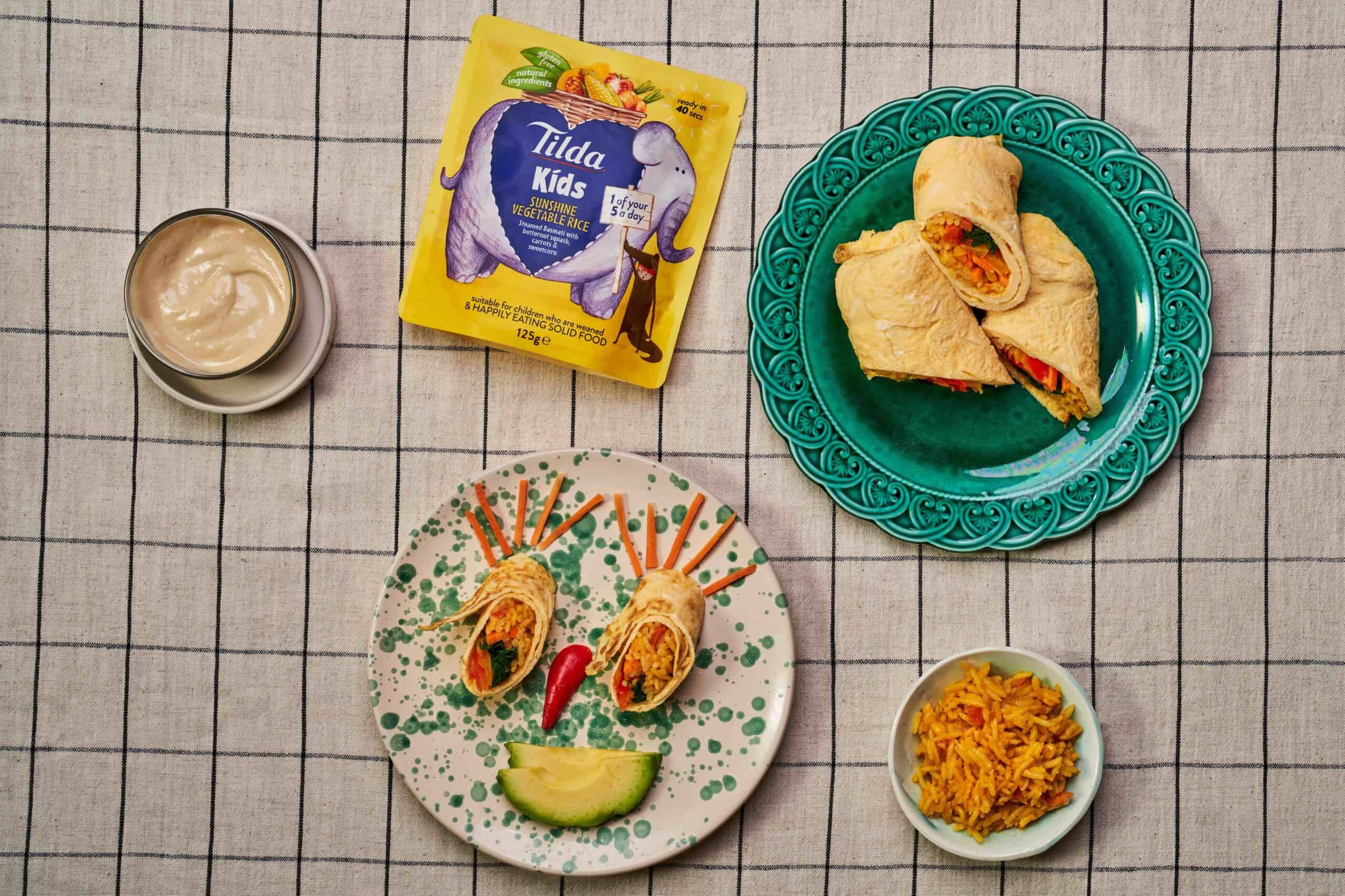 Kids egg Veggie Rolls