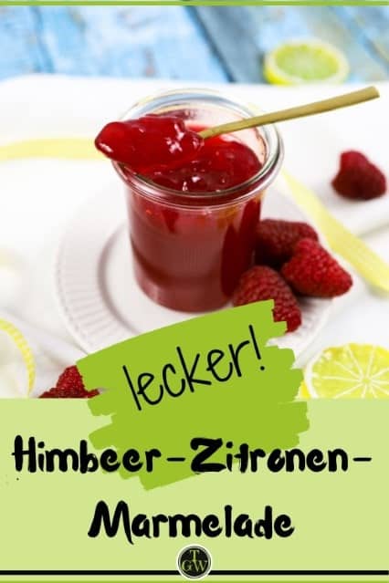 Himbeer-Zitronen-Marmelade, leckerste Marmelade der Welt