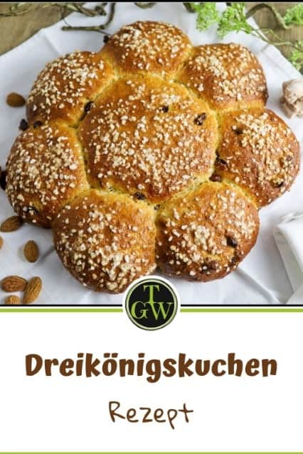 Dreikönigskuchen - Pinterest - Foodblog Topfgartenwelt