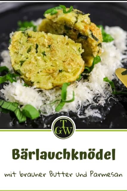 Bärlauchknödel - Pinterest - Foodblog Topfgartenwelt