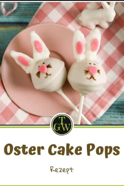 Oster Cake Pops: Osterhasen am Stiel
