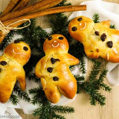 Weckmänner, Stutenkerle aus Hefeteig backen