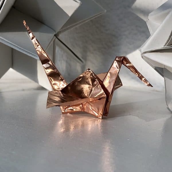 Toph's Origami - Copper Crane side A