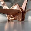 Toph's Origami - Copper Crane feet side close-up