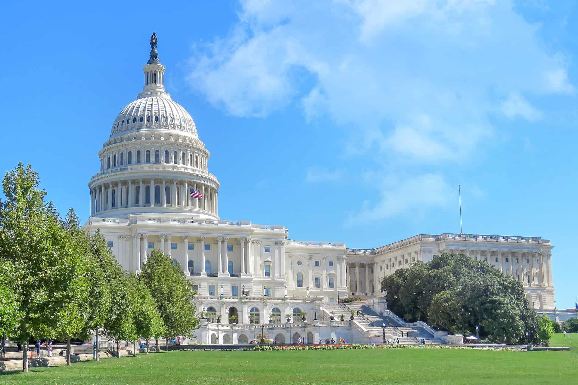Capitol building in Washington D.C., symbol of U.S. government and energy policy.