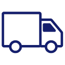 Fuel delivery truck icon