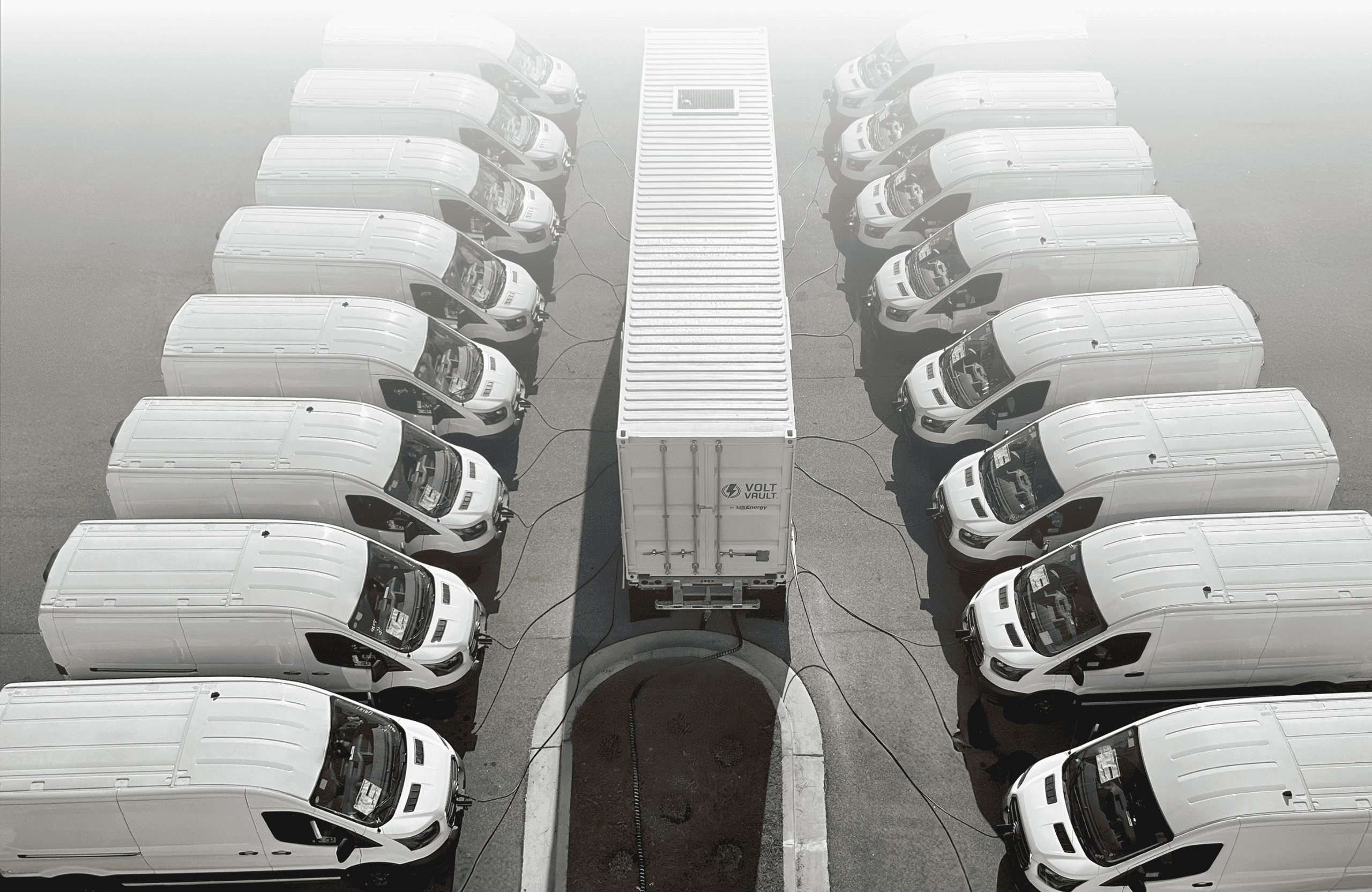 U.S. Energy's Volt Vault Level 2 unit is providing EV charging to a large delivery fleet, preventing them from having to perform site upgrades and construction