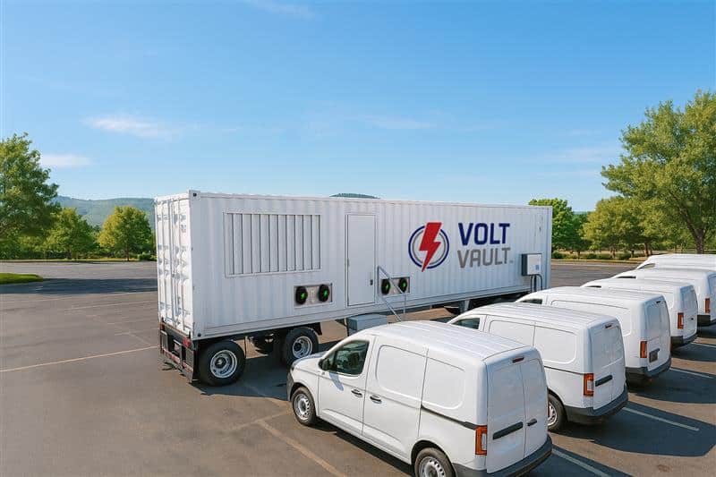 U.S. Energy's Volt Vault flex unit with flexible charging options.