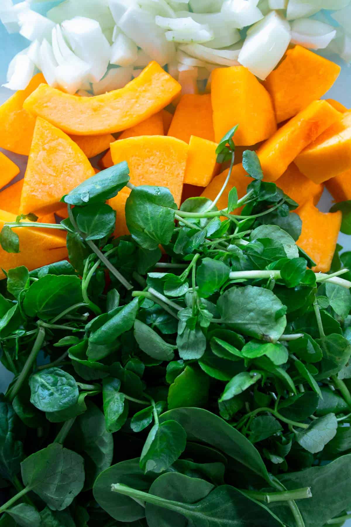 main ingredients of thick watercress soup no potato
