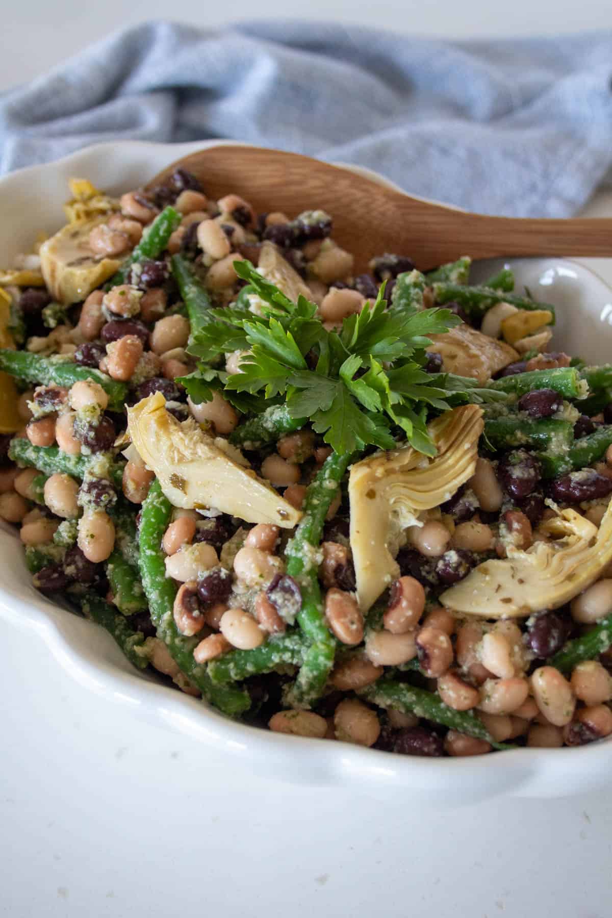 Bean and Marinated Artichoke Salad