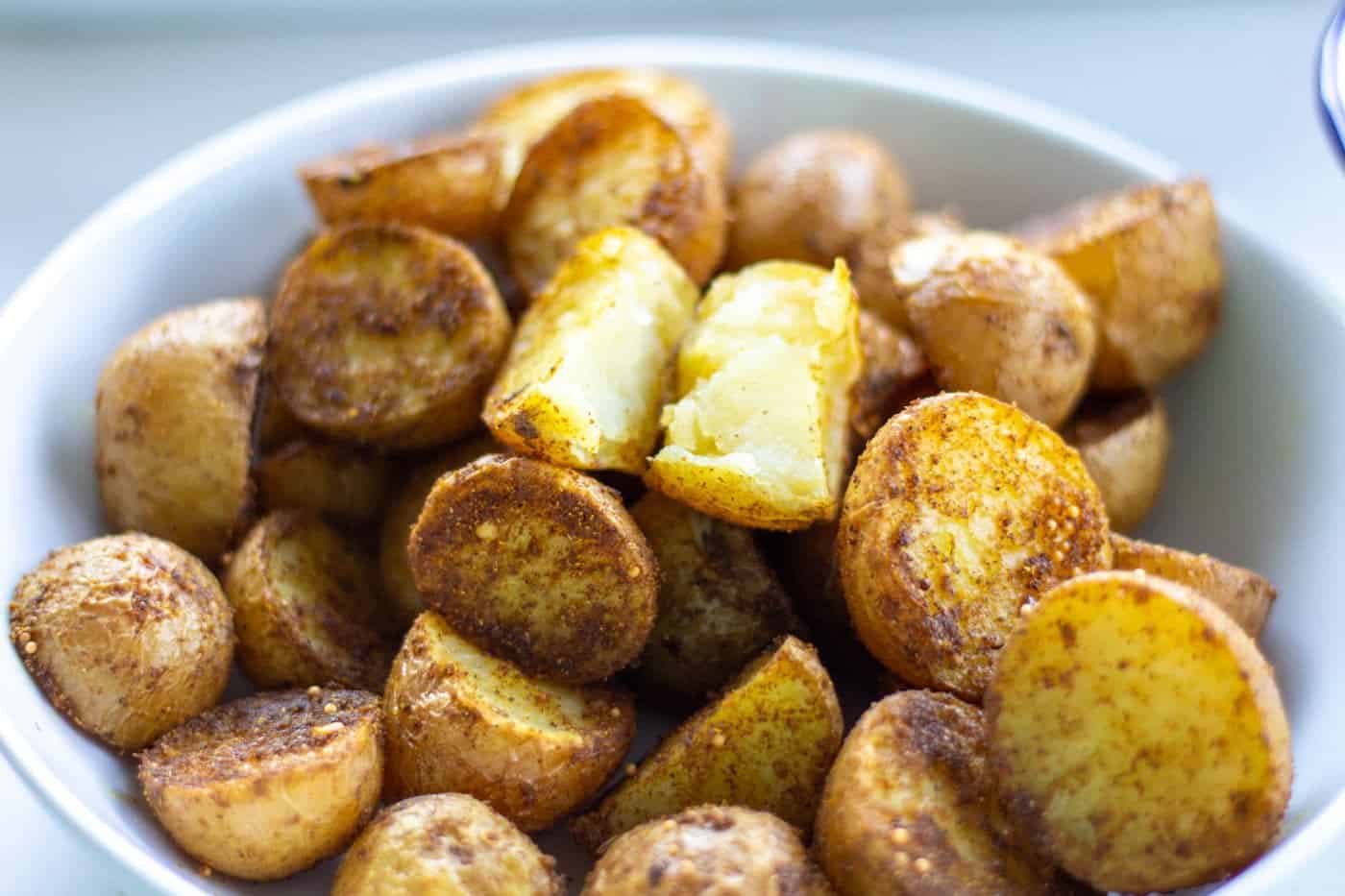 Easy & Healthy Roasted Bombay Potatoes 
