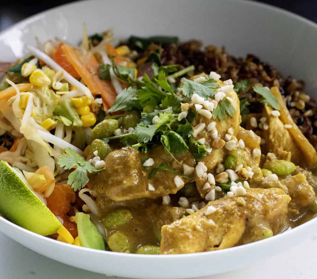 slow cooker satay chicken