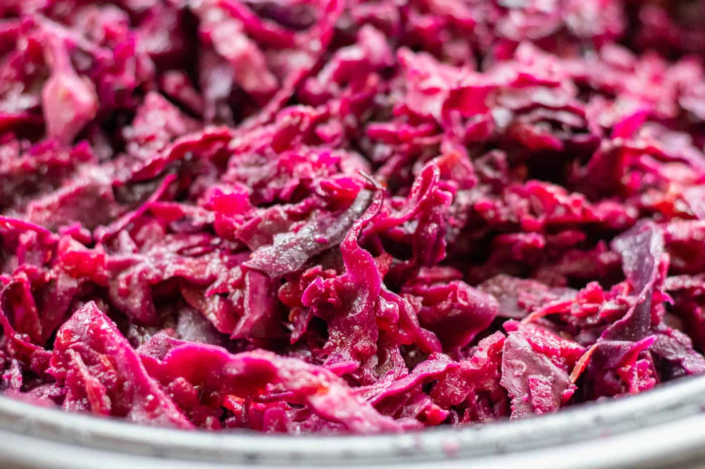 Braised Red Cabbage and Apple – Slow Cooker or Oven