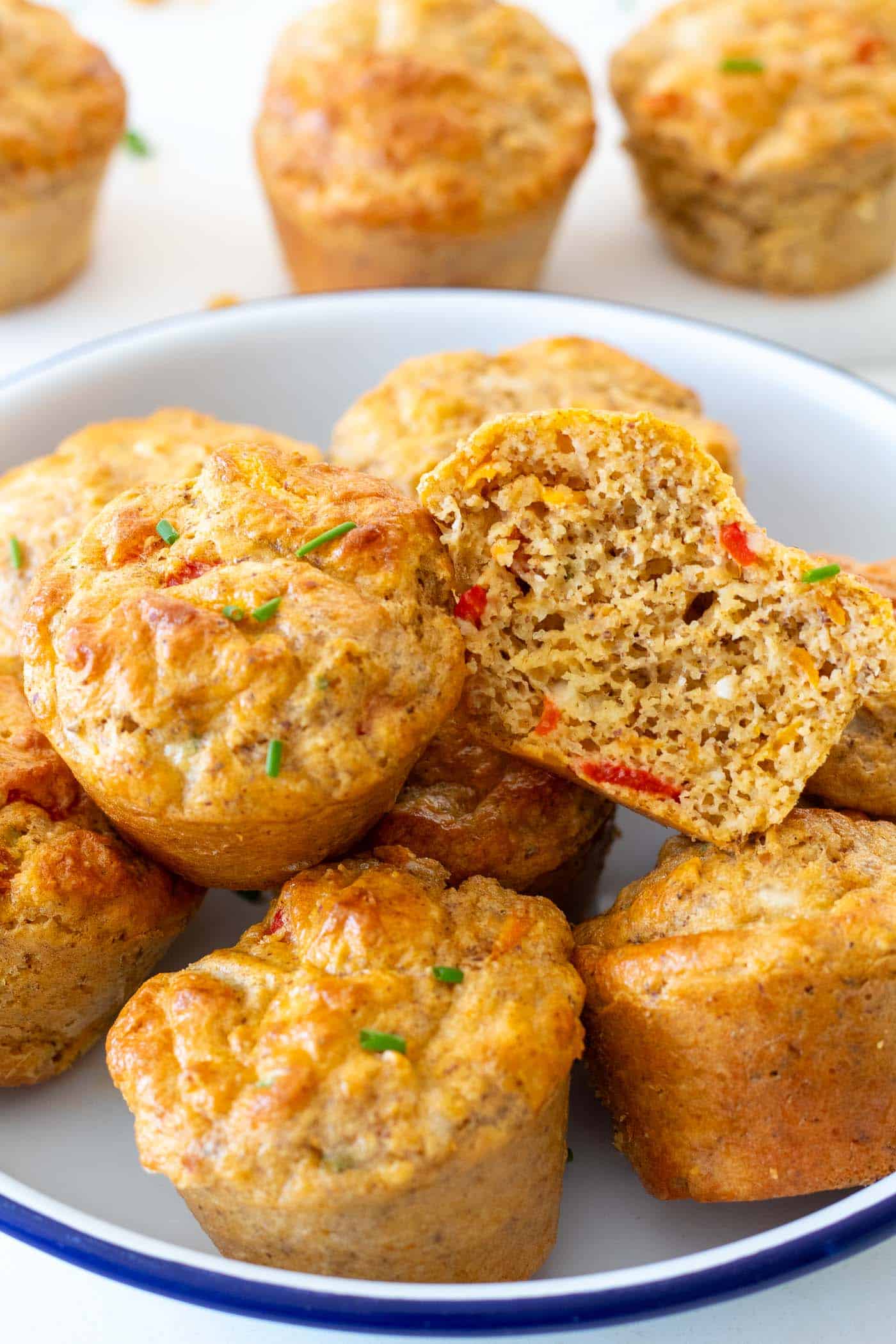 Easy Blood Sugar-Friendly Savoury Muffins (with Cheese & Pesto)