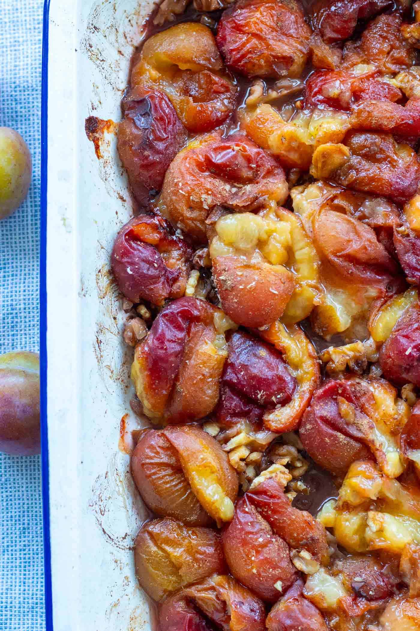 How to Roast Plums in the Oven