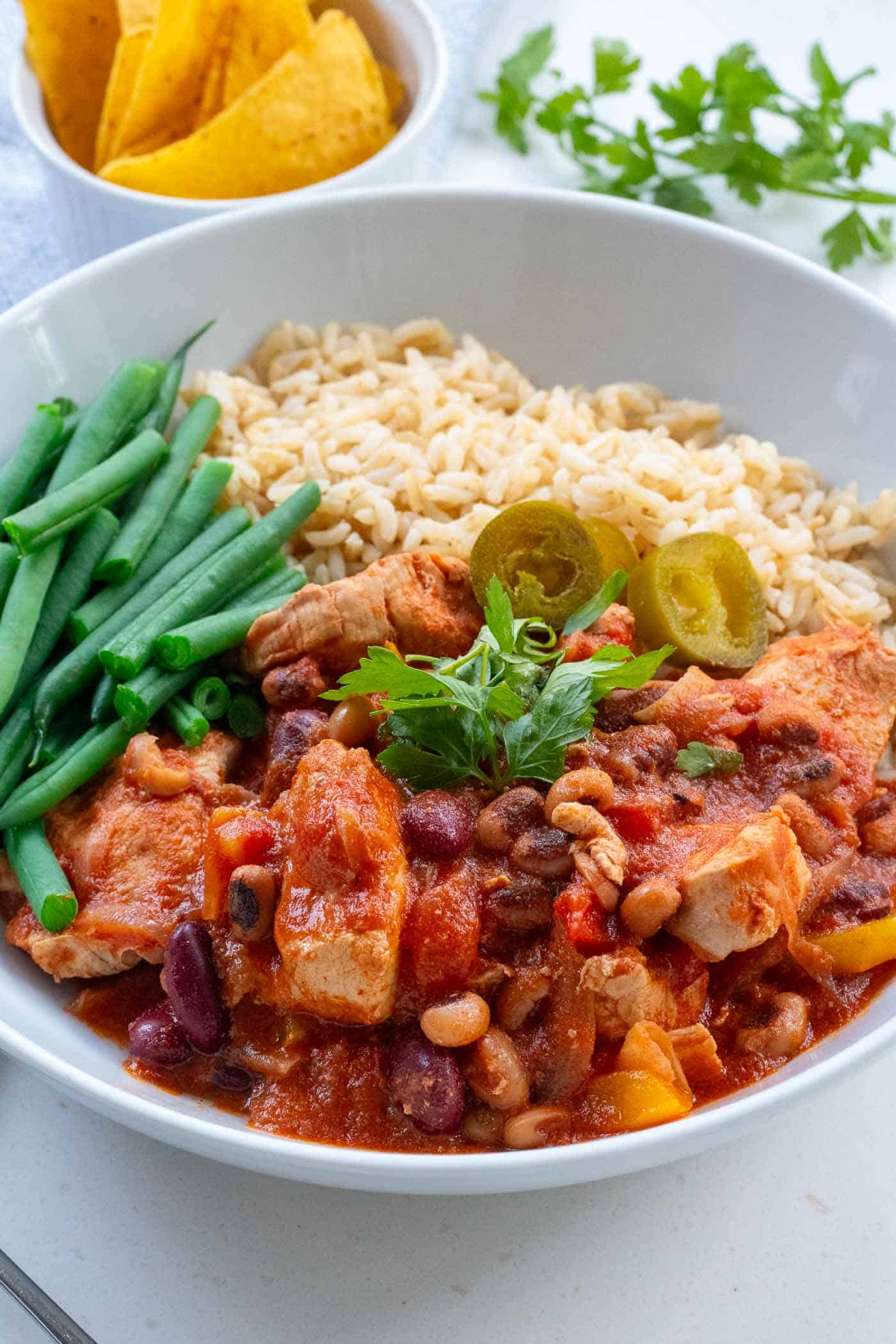 Easy Slow Cooker Mexican Chicken