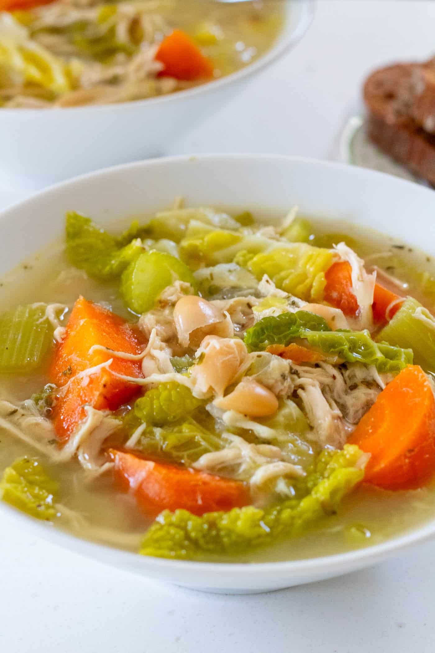 Hearty Chicken Cabbage Soup – Healthy & Low Carb