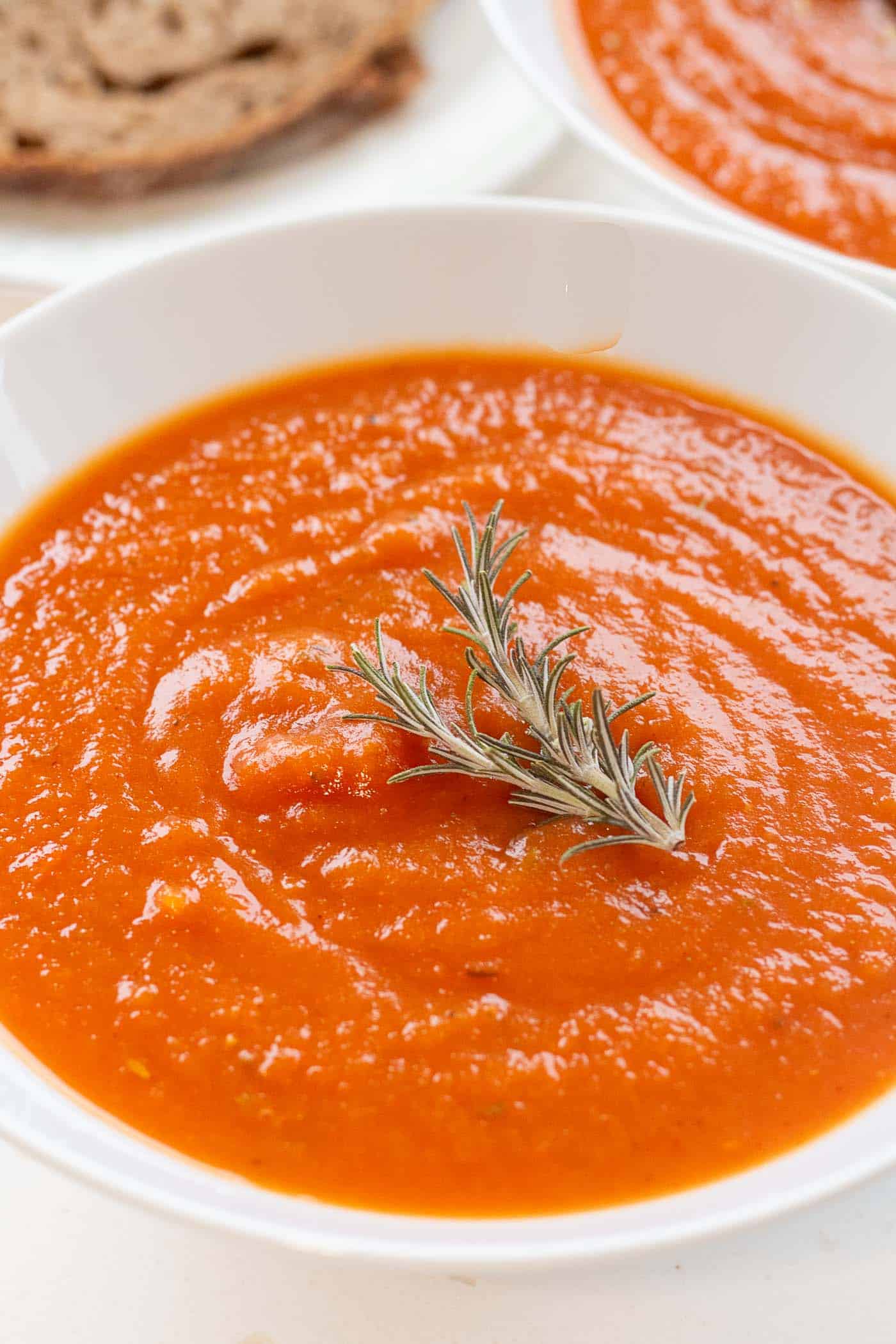 Roasted Butternut Squash and Tomato Soup