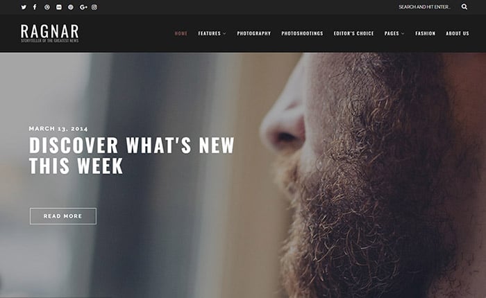 Ragnar - A Bold WordPress Theme