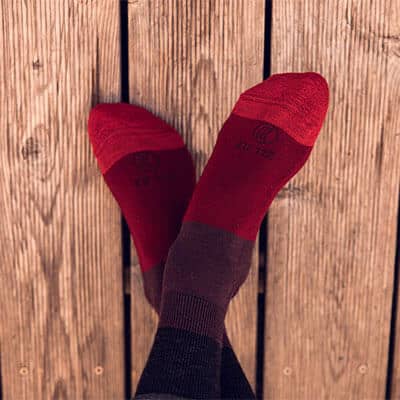 Lifestyle Merinosocken gegen Blasen