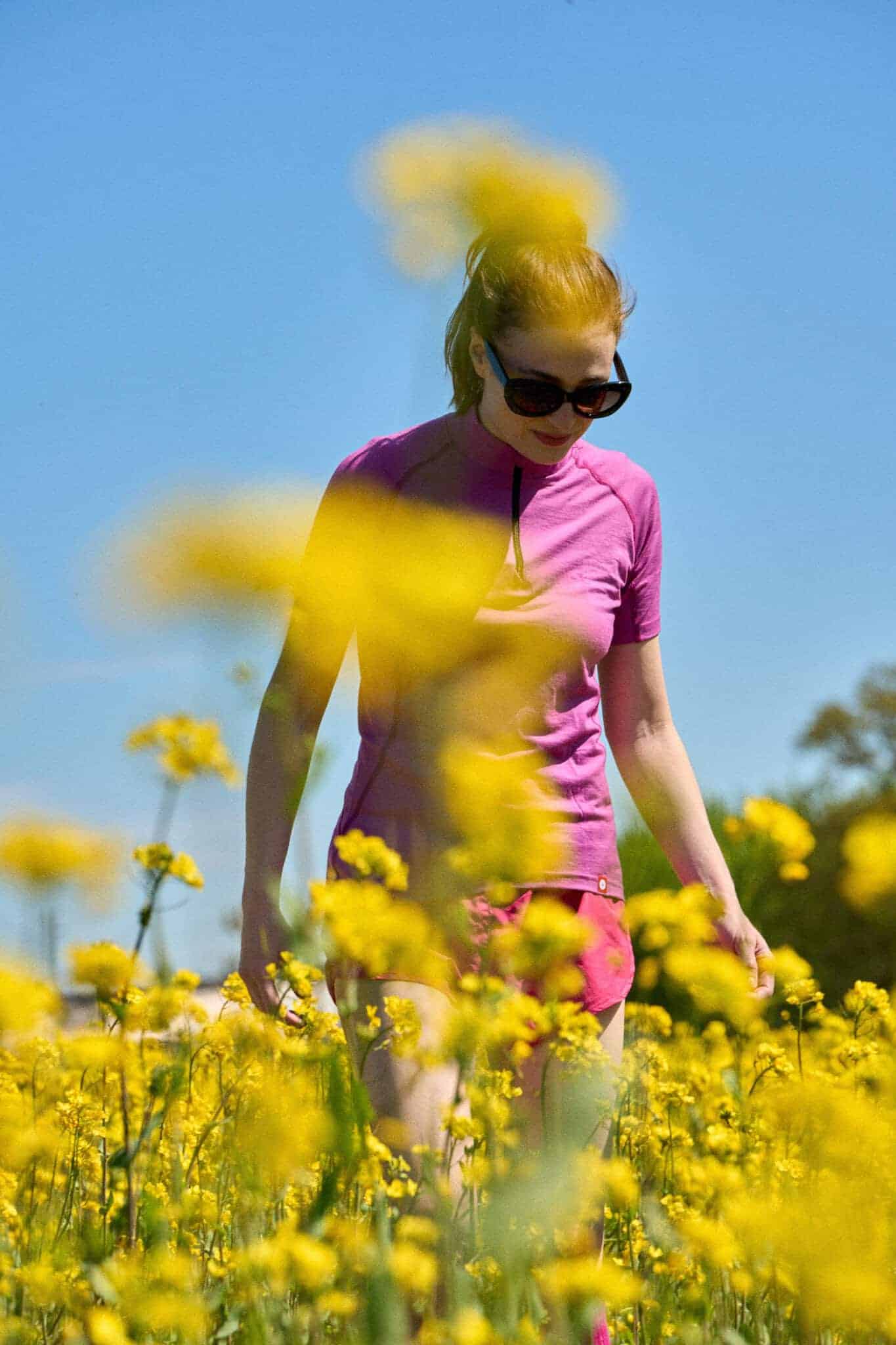 Womens Merino Bike Jersey, Slim Fit Zip-Up Shirt - Katy