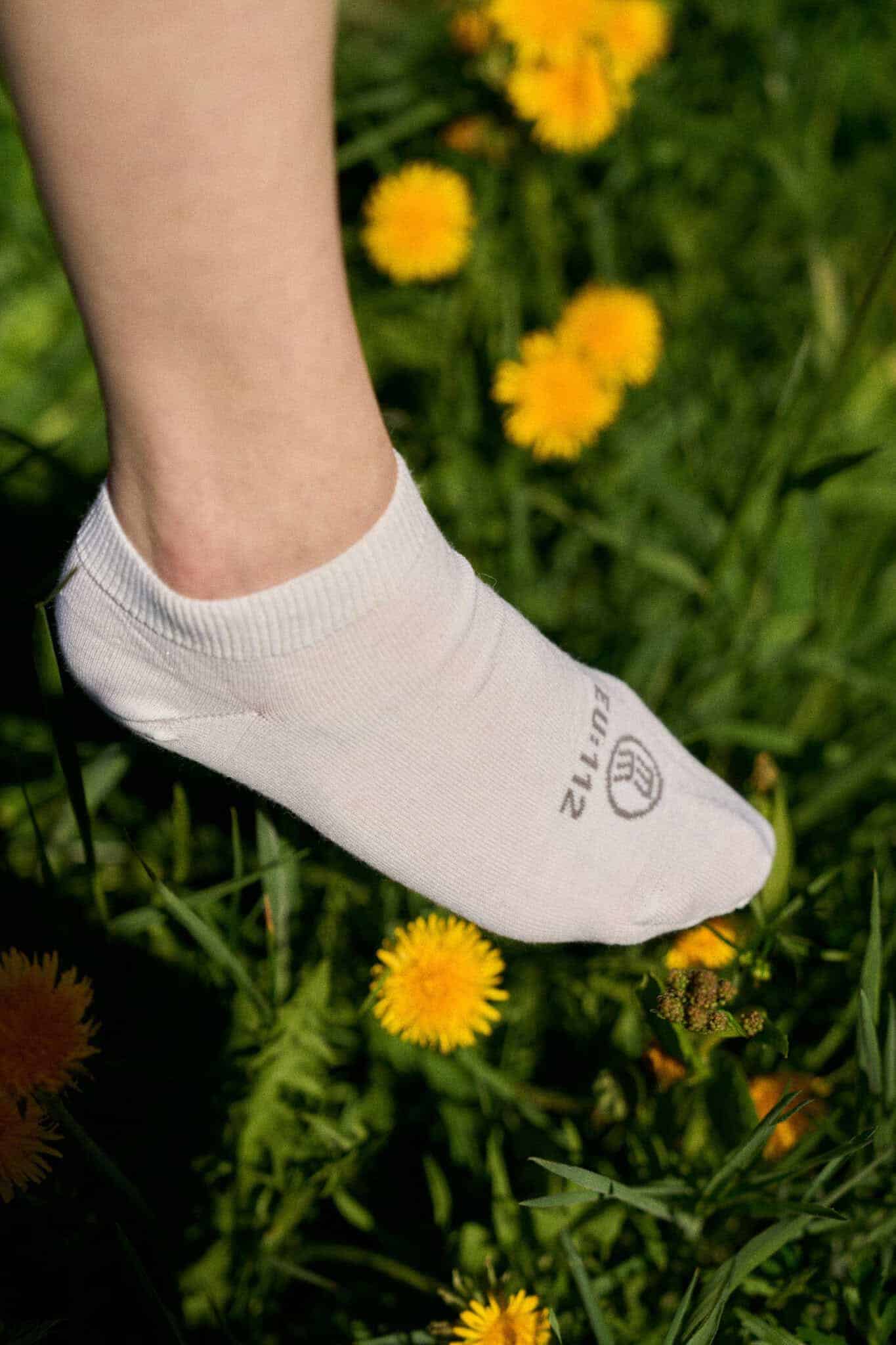 Merino Wool Low Ankle Sneaker Socks - Sand