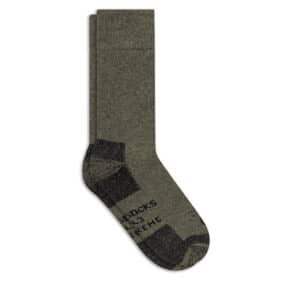 Work & Boot Socks Merino Wool Full Cushion_olive_green_overhead